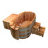 Northern Lights Ofuro Wooden Hot Tub Person Firehouse