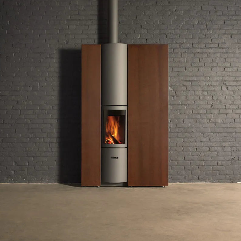 Stûv 30 Compact Panel Inset Wood Burning Fire