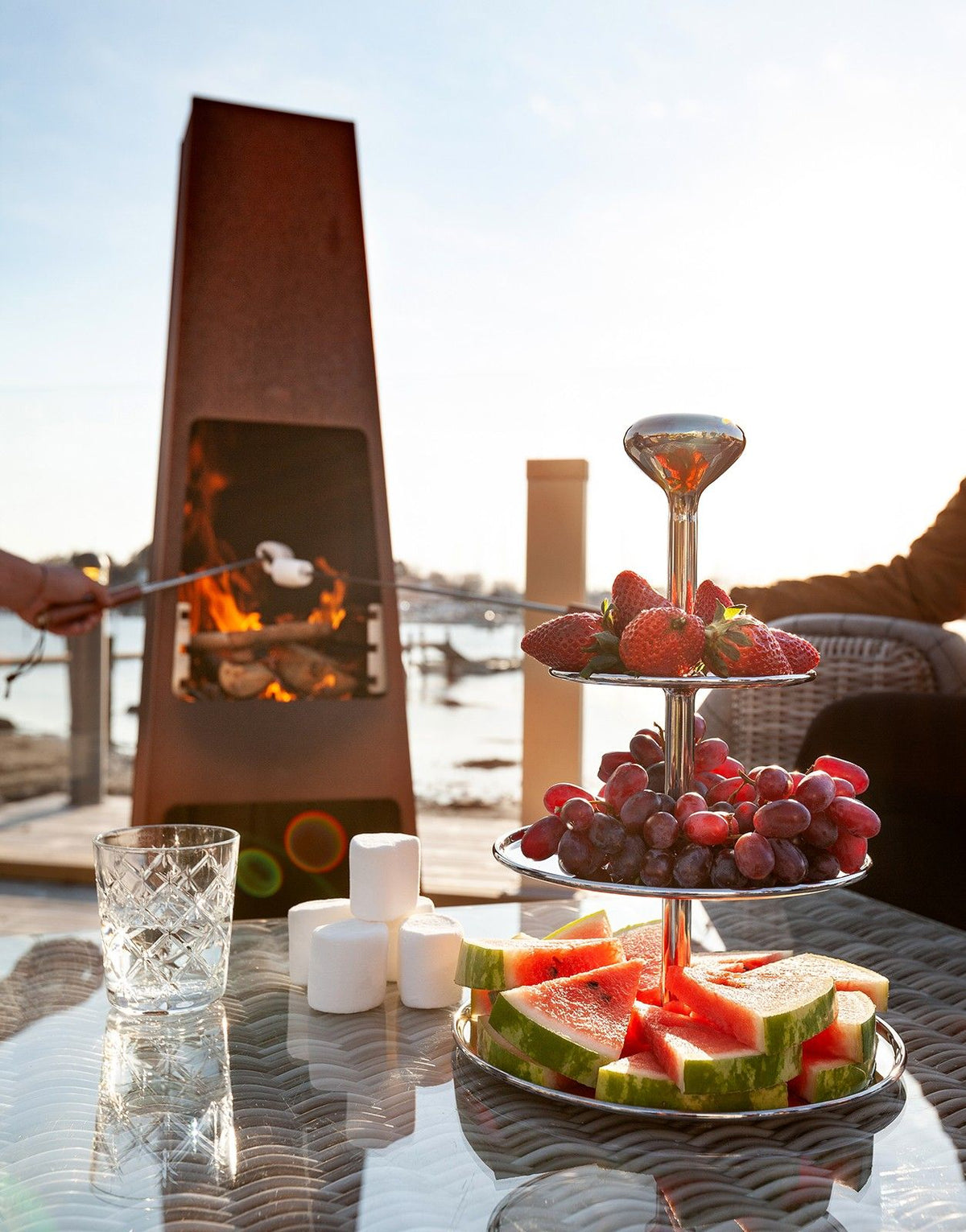 Jøtul Loke Outdoor Wood Burning Fireplace