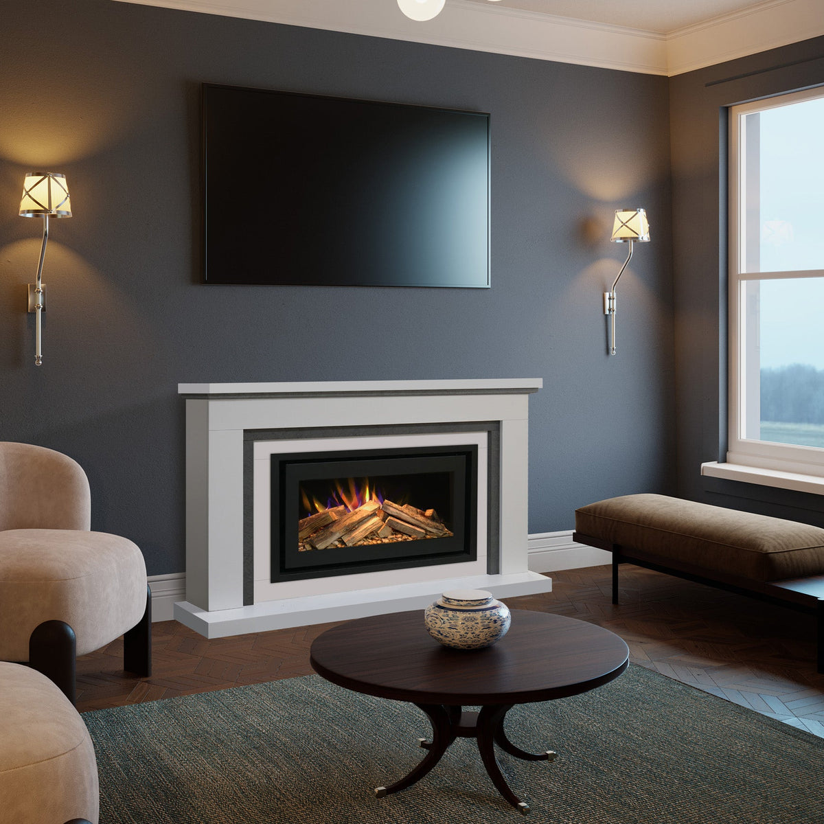 Evonic Astwood FS Electric Fire Suite