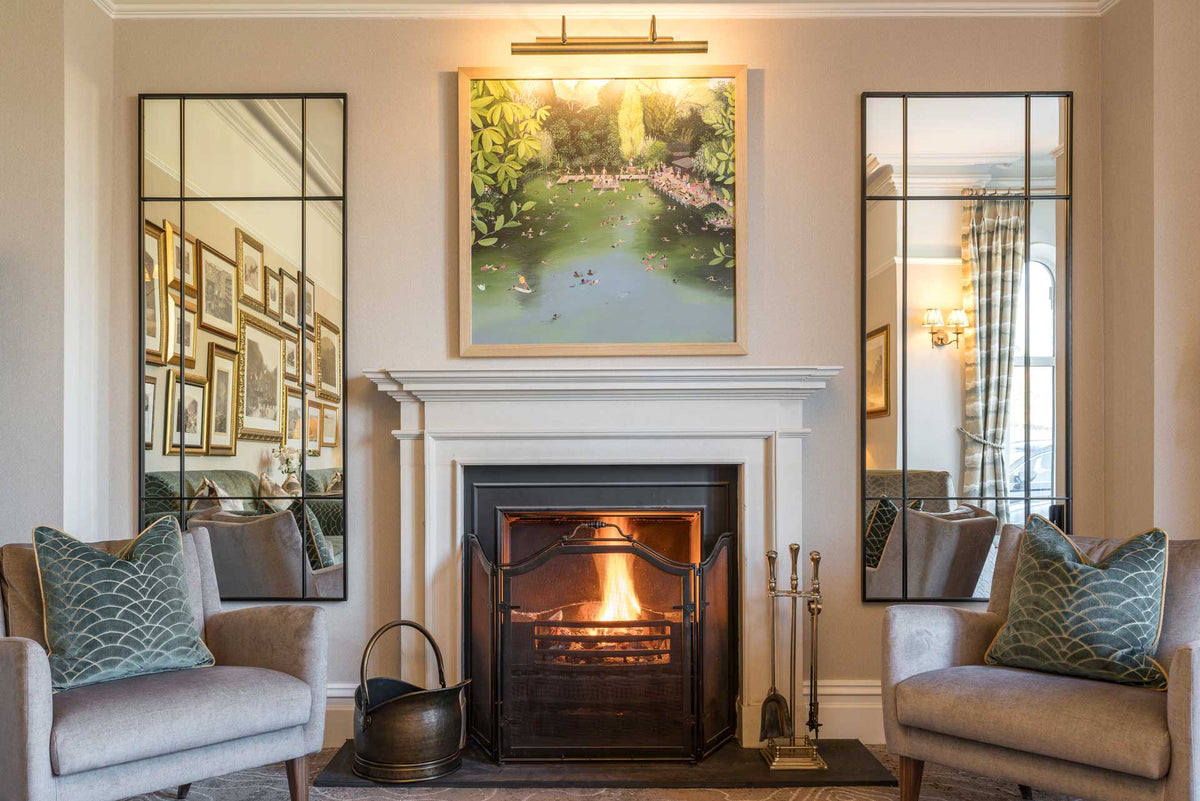 Borrowdale Hotel Lounge - Open Fire