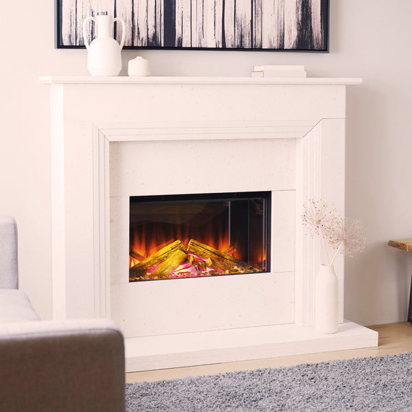 British Fires Ashlett Electric Fire Insert Black Edition
