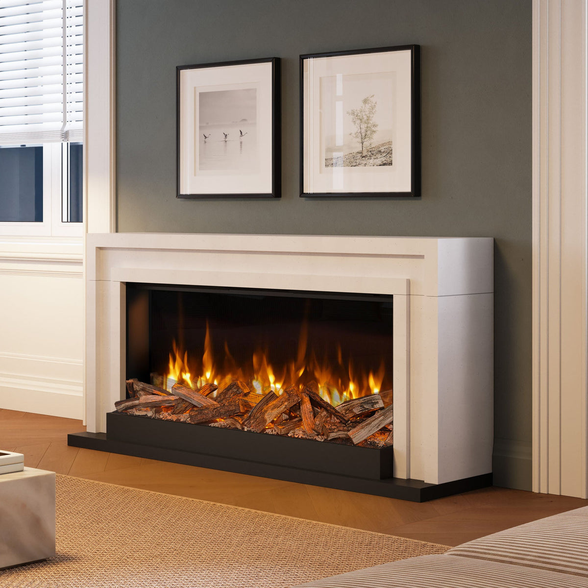 Evonic Broadway 1560 FS Electric Fire Suite