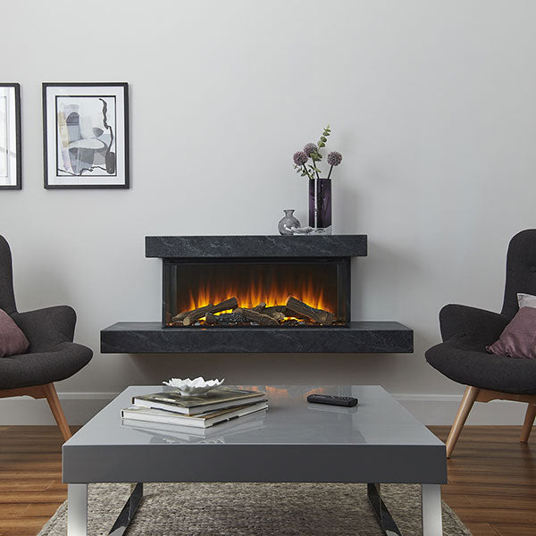 British Fires Brockenhurst Electric Fire Suite