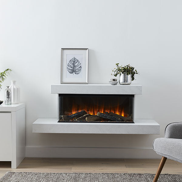 British Fires Brockenhurst Electric Fire Suite