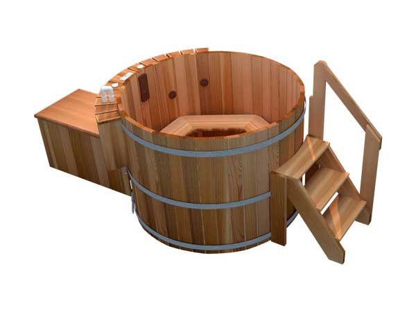 Aurora Cedar Wood Hot Tub (4 Person)