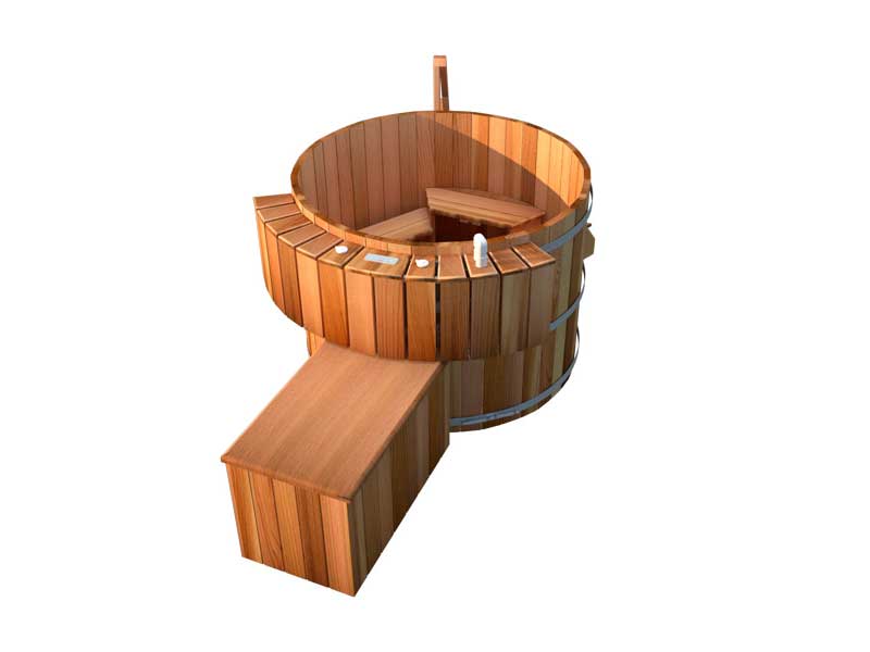 Aurora Cedar Wood Hot Tub (4 Person)