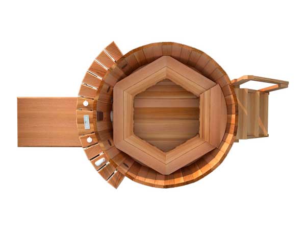 Aurora Cedar Wood Hot Tub (4 Person)