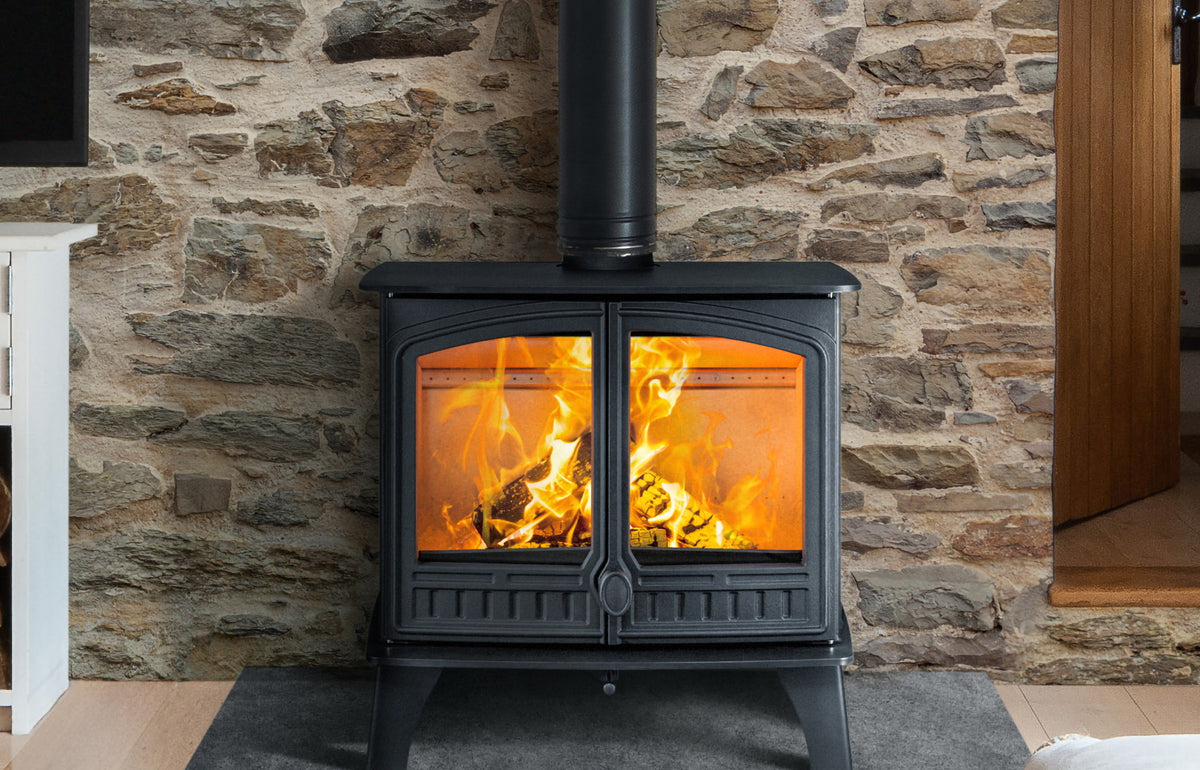 Hunter Herald 14 Eco Double Door Wood Burning Stove