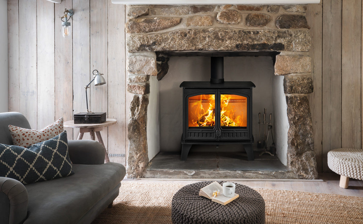 Hunter Herald 14 Eco Double Door Wood Burning Stove