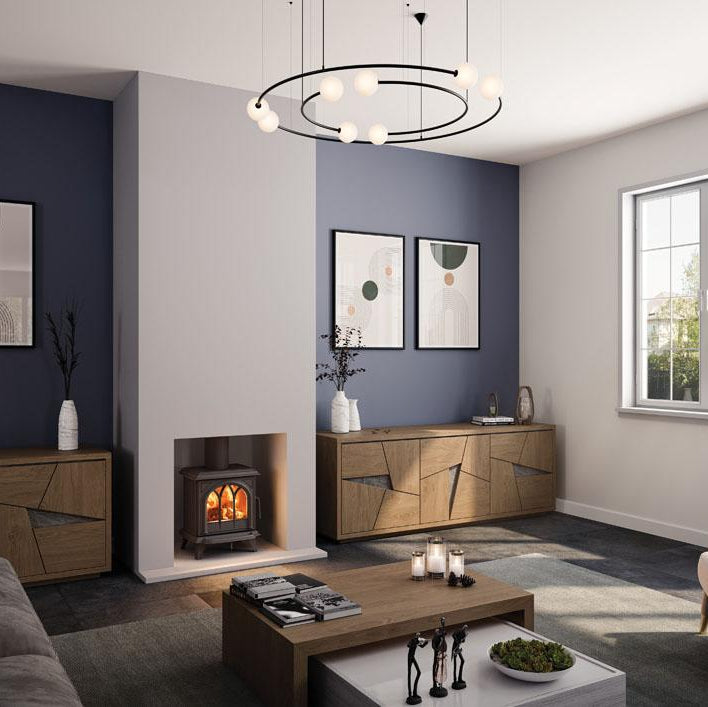 Stovax Huntingdon 20 Wood Burning Stove (Tracery Door)
