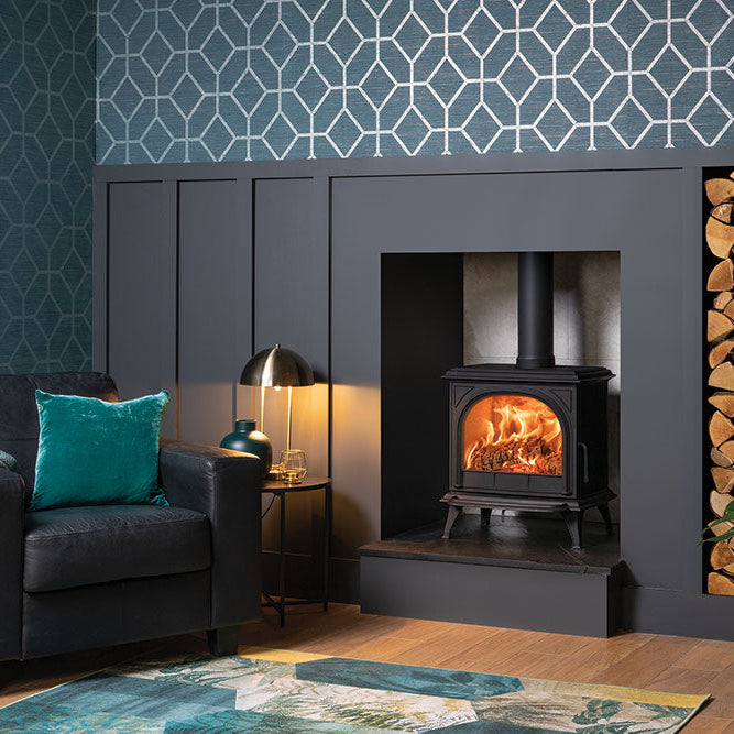 Stovax Huntingdon 30 Wood Burning Stove (Clear Door)
