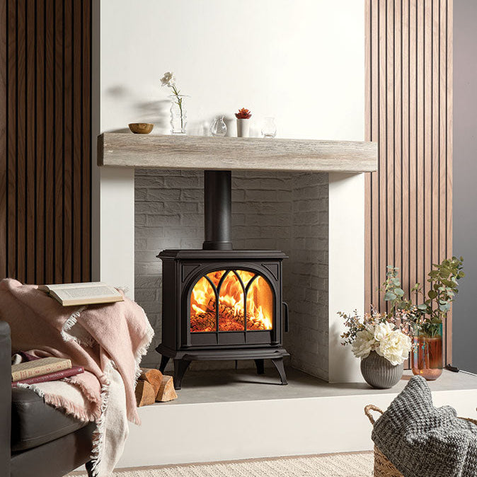 Stovax Huntingdon 30 Multi-Fuel Stove (Tracery Door)