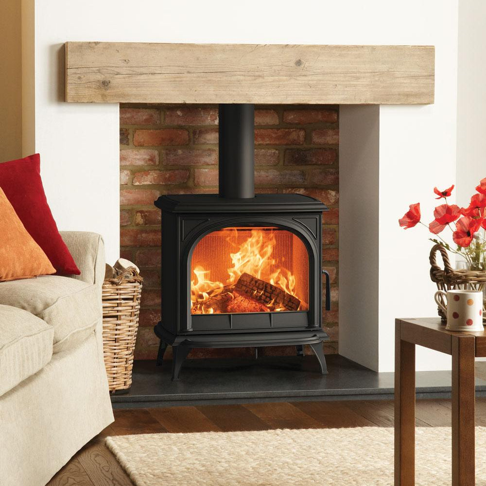 Stovax Huntingdon 40 Wood Burning Stove (Clear Door)