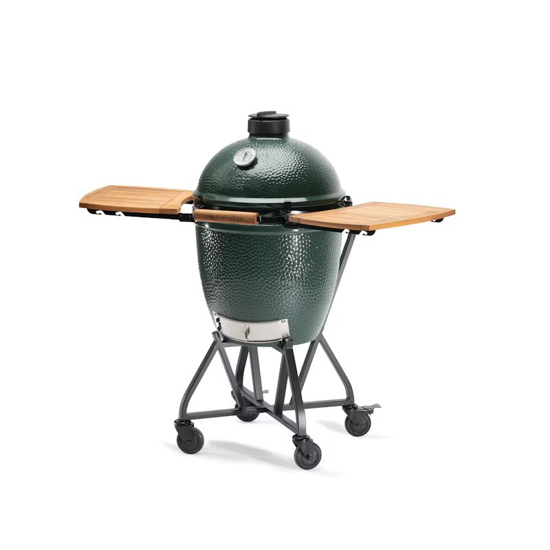 Big Green Egg Base - IntEGGrated Nest with Acacia Shelves