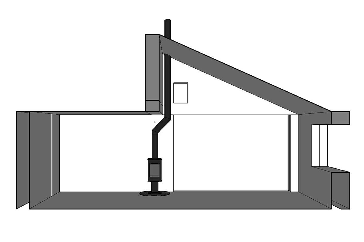 Jøtul F373 V2 Advance - Carnforth - 3D design