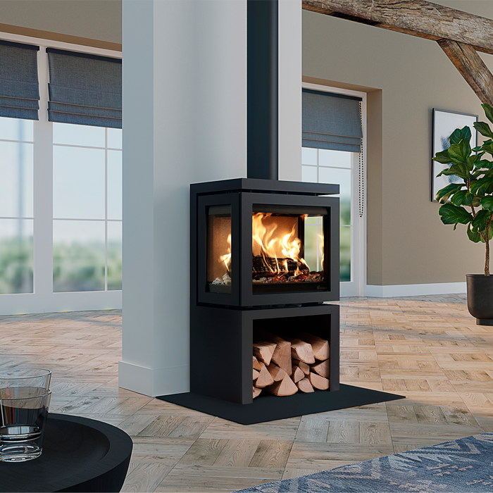 Dik Geurts Vidar Triple Small Store Wood Burning Stove