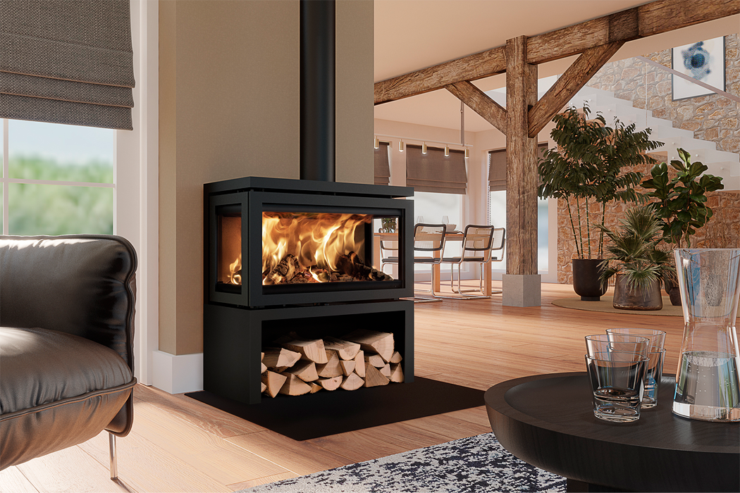 Dik Geurts Vidar Triple Large Store Wood Burning Stove