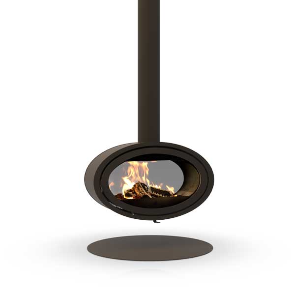 Dik Geurts Oval Tunnel Fixed Wood Burning Stove