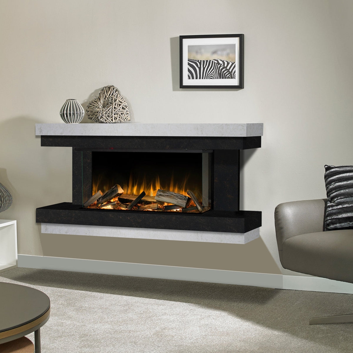 Evonic Ledbury Electric Fire Suite