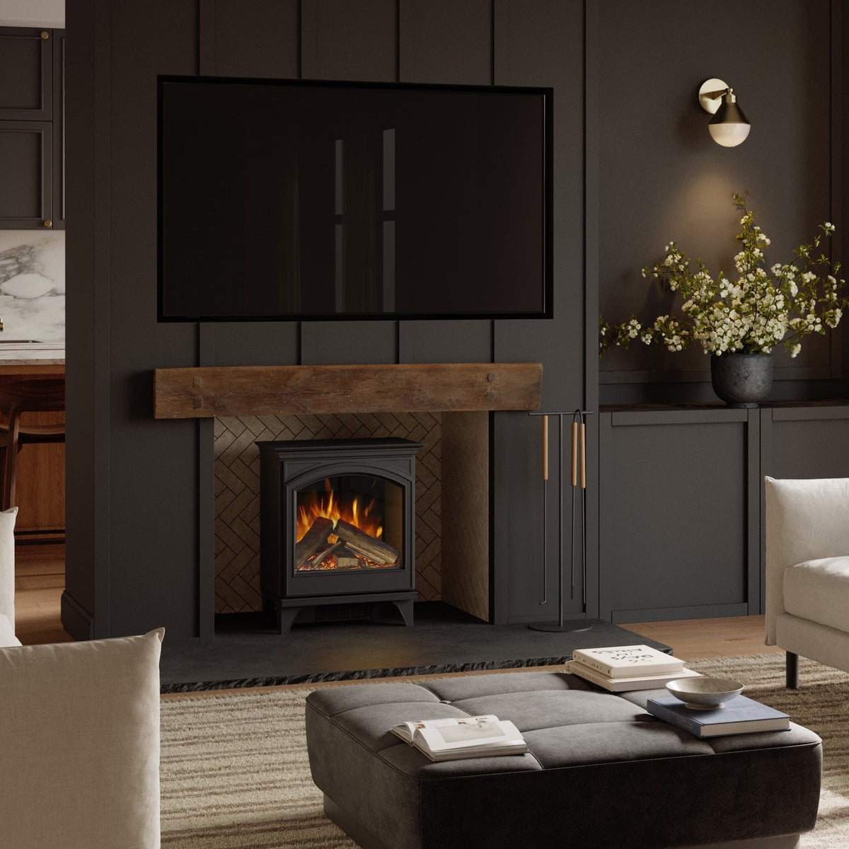 Evonic Loxley Electric Stove Black Edition