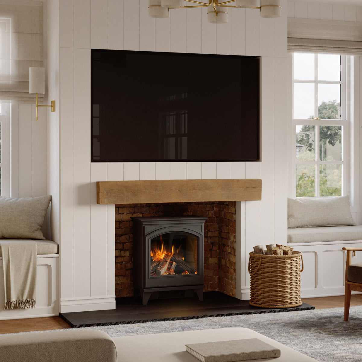 Evonic Loxley Electric Stove Black Edition