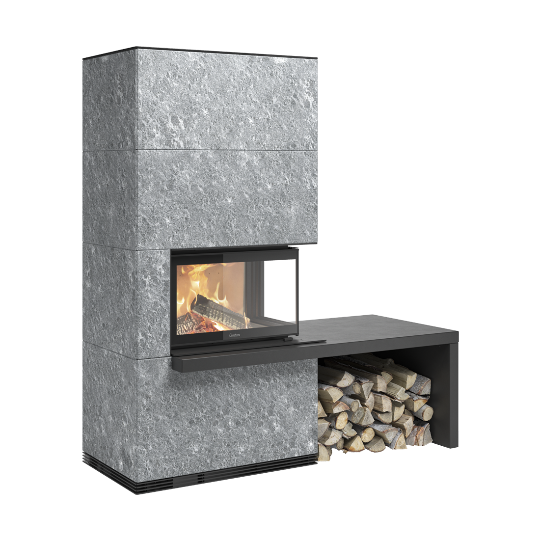 Contura i41T Soapstone Wood Burning Fireplace