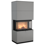 Contura i51AN Artstone Natural Wood Burning Fireplace