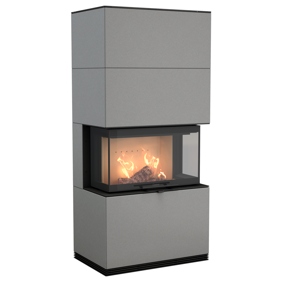 Contura i51AN Artstone Natural Wood Burning Fireplace