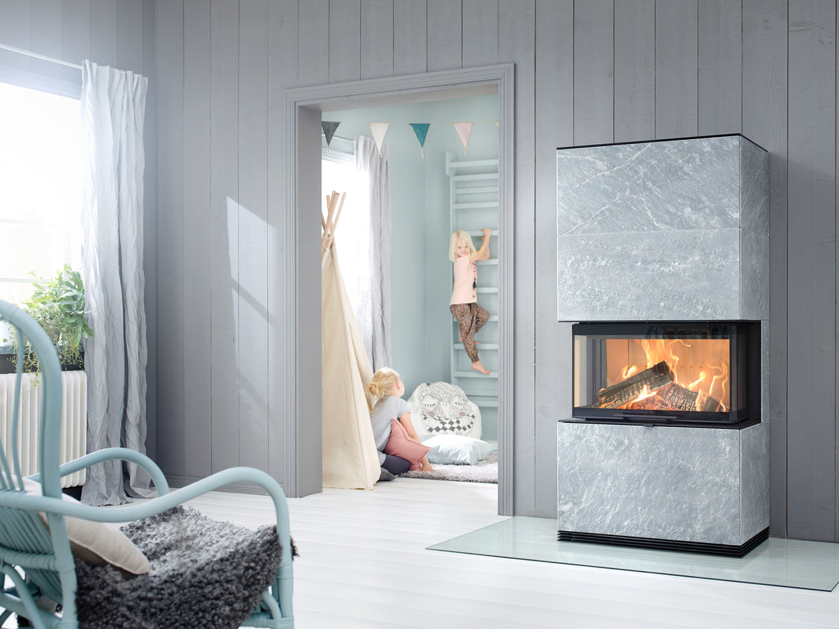Contura i51T Soapstone Wood Burning Fireplace