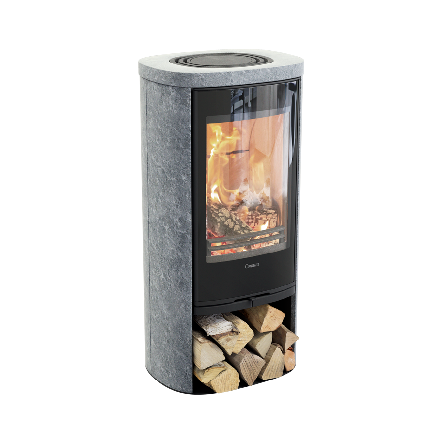 Contura 820TG Style Soapstone Wood Burning Stove