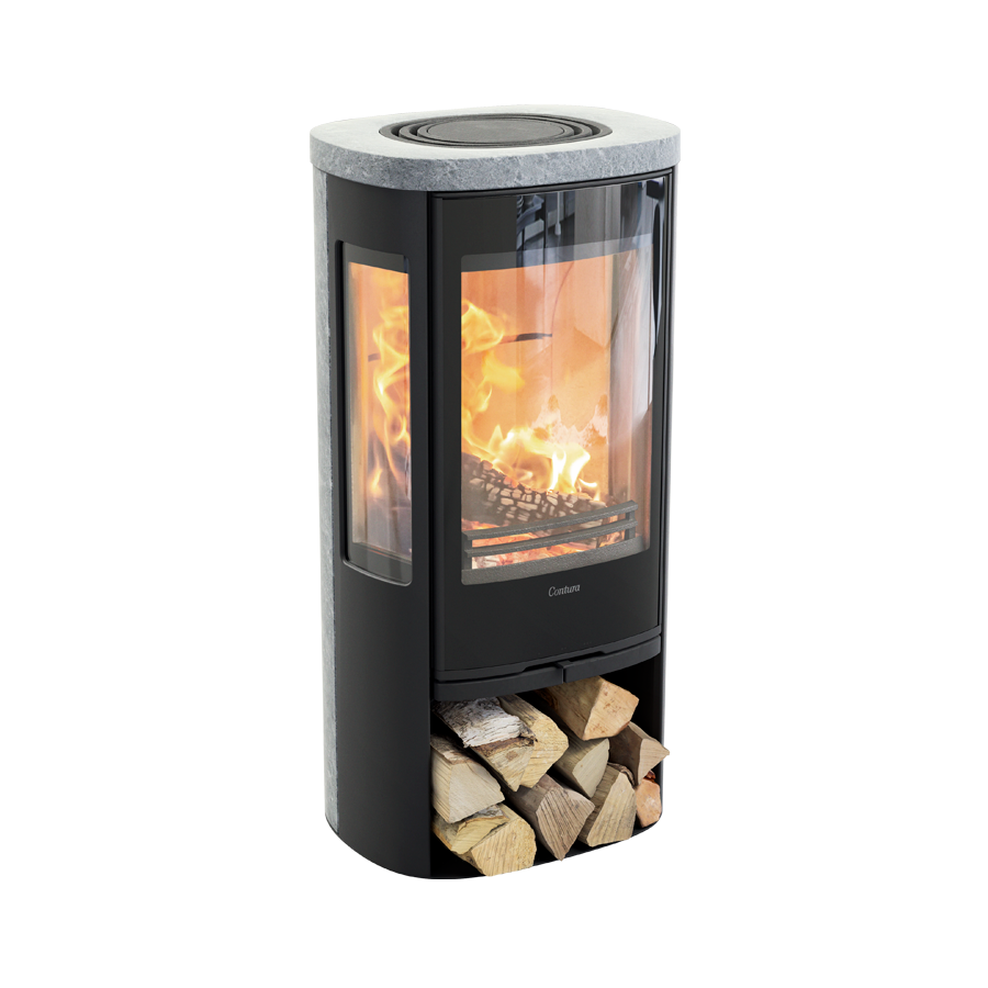 Contura 856TG Style Soapstone Wood Burning Stove