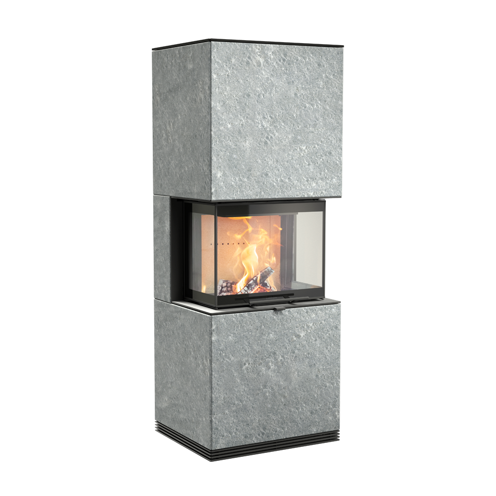Contura i61T Soapstone Wood Burning Fireplace