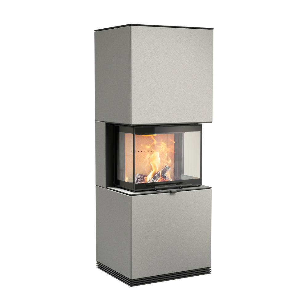 Contura i61AN Artstone Natural Wood Burning Fireplace