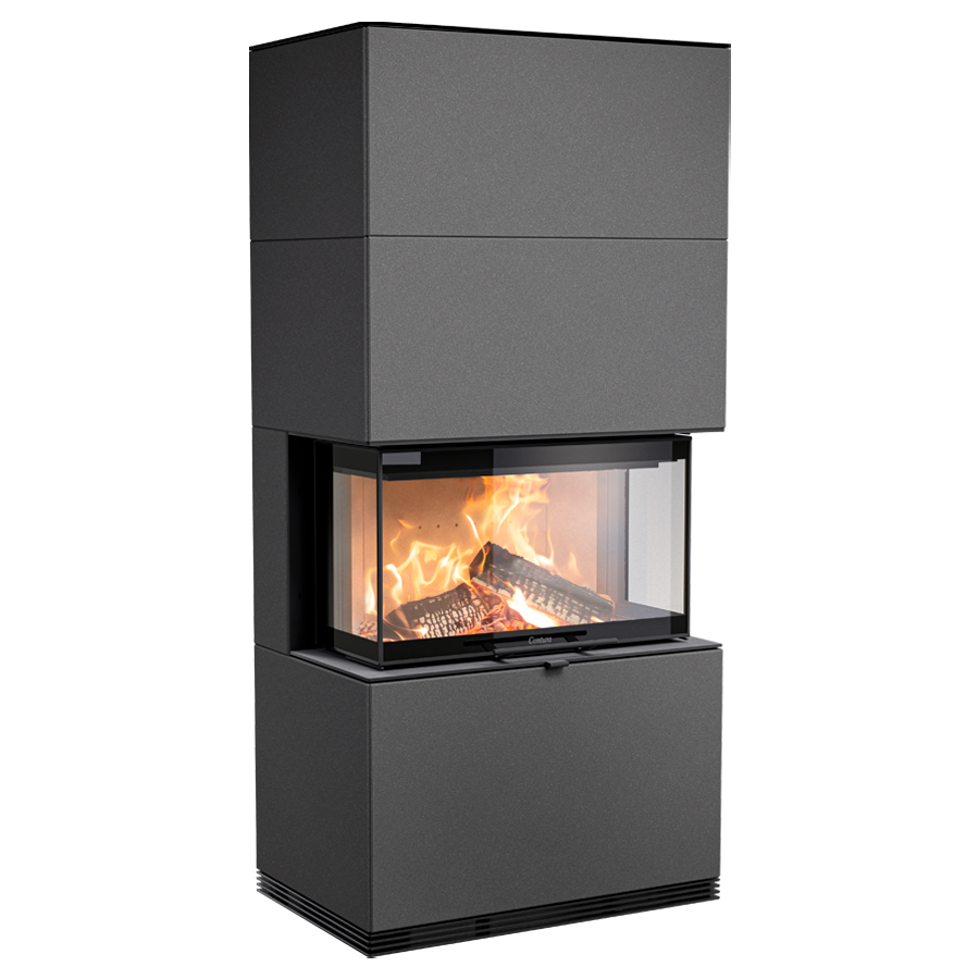 Contura i51AA Artstone Anthracite Wood Burning Fireplace