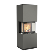 Contura i61AA Artstone Anthracite Wood Burning Fireplace