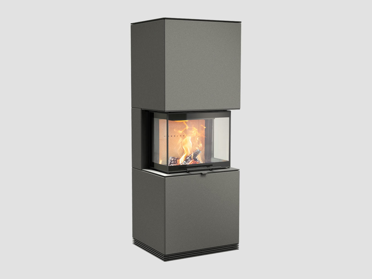 Contura i61AA Artstone Anthracite Wood Burning Fireplace