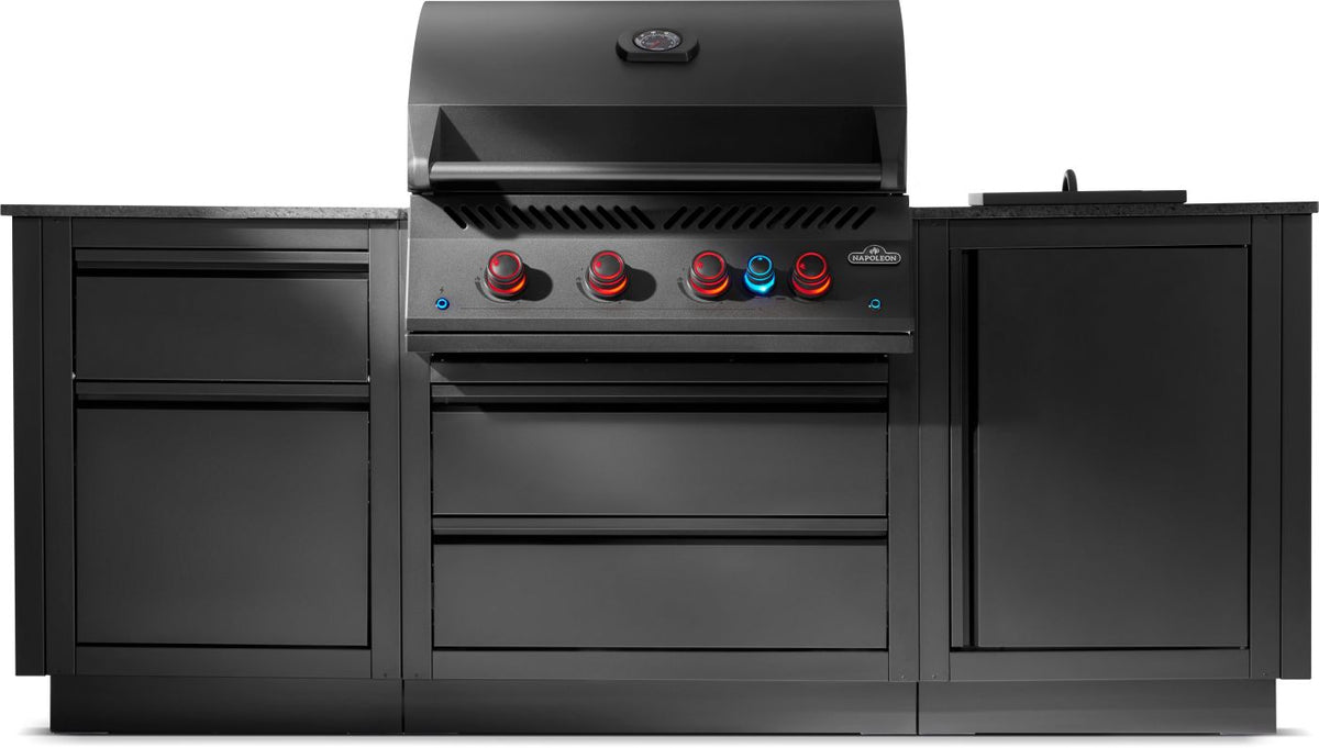 Napoleon OASIS Compact 106 Outdoor Kitchen with Built-in 700 Series 32 & SIZZLE ZONE