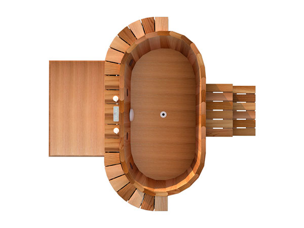 Ofuro Cedar Wood Hot Tub (2 Person)