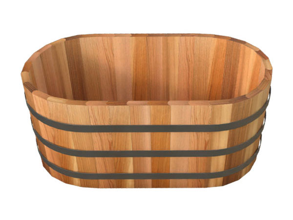 Ofuro Cedar Wood Hot Tub (2 Person) - Wood Fired Heater