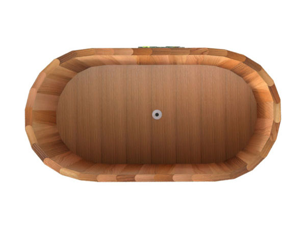Ofuro Cedar Wood Hot Tub (2 Person) - Wood Fired Heater