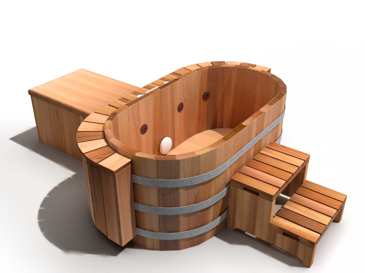 Ofuro Cedar Wood Hot Tub (2 Person)