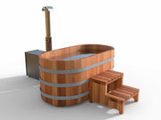 Ofuro Cedar Wood Hot Tub (2 Person) - Wood Fired Heater