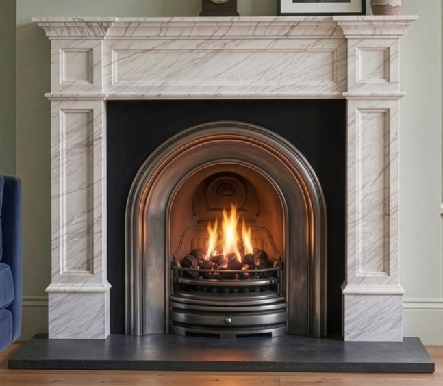 Penman Strathmore 56" Kallos Marble Fireplace Mantel