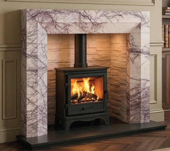 Penman Tenbury 53" Lilac Marble Fireplace Mantel