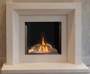 Penman Malton 53" Agean Limestone Fireplace Mantel