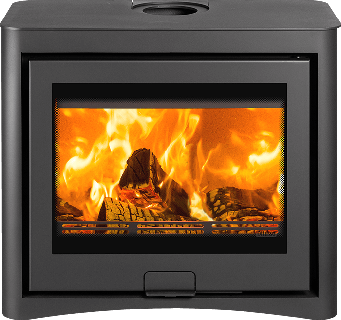 Hunter Di Lusso R6 Cube Eco Wood Burning Stove