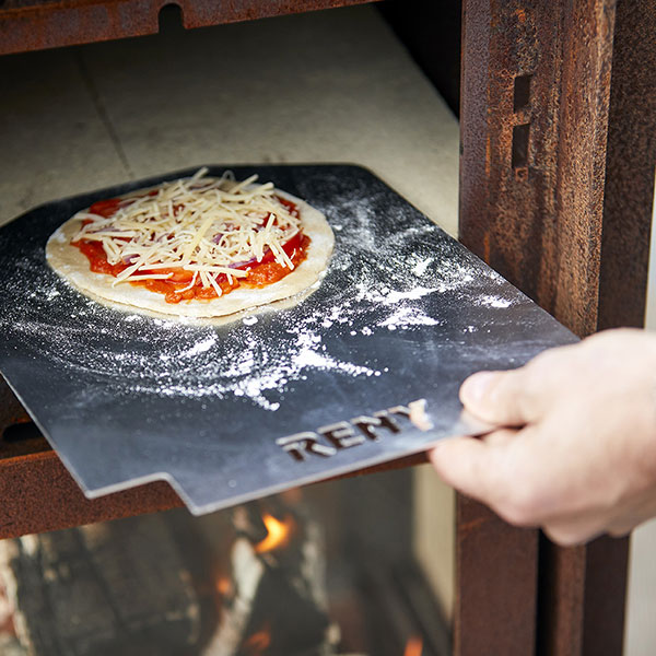 RB73 - Quercus - Weathered Premium Outdoor Chiminea and Wood Stove Pizza Oven