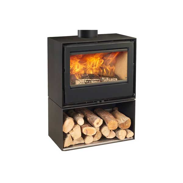 Rocal Habit 70a Wood Burning Stove with Logstore