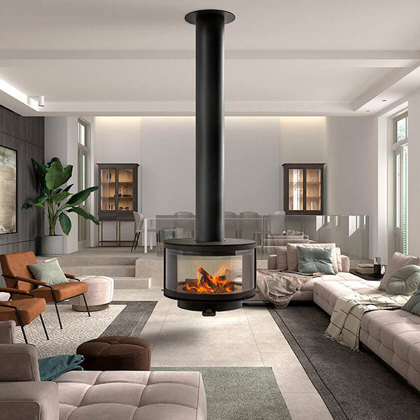 Rocal Ronde Central Wood Stove